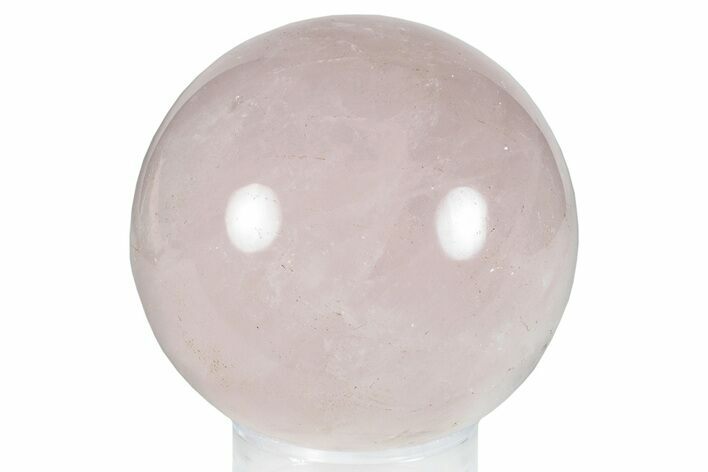 Polished Rose Quartz Sphere - Madagascar #260532